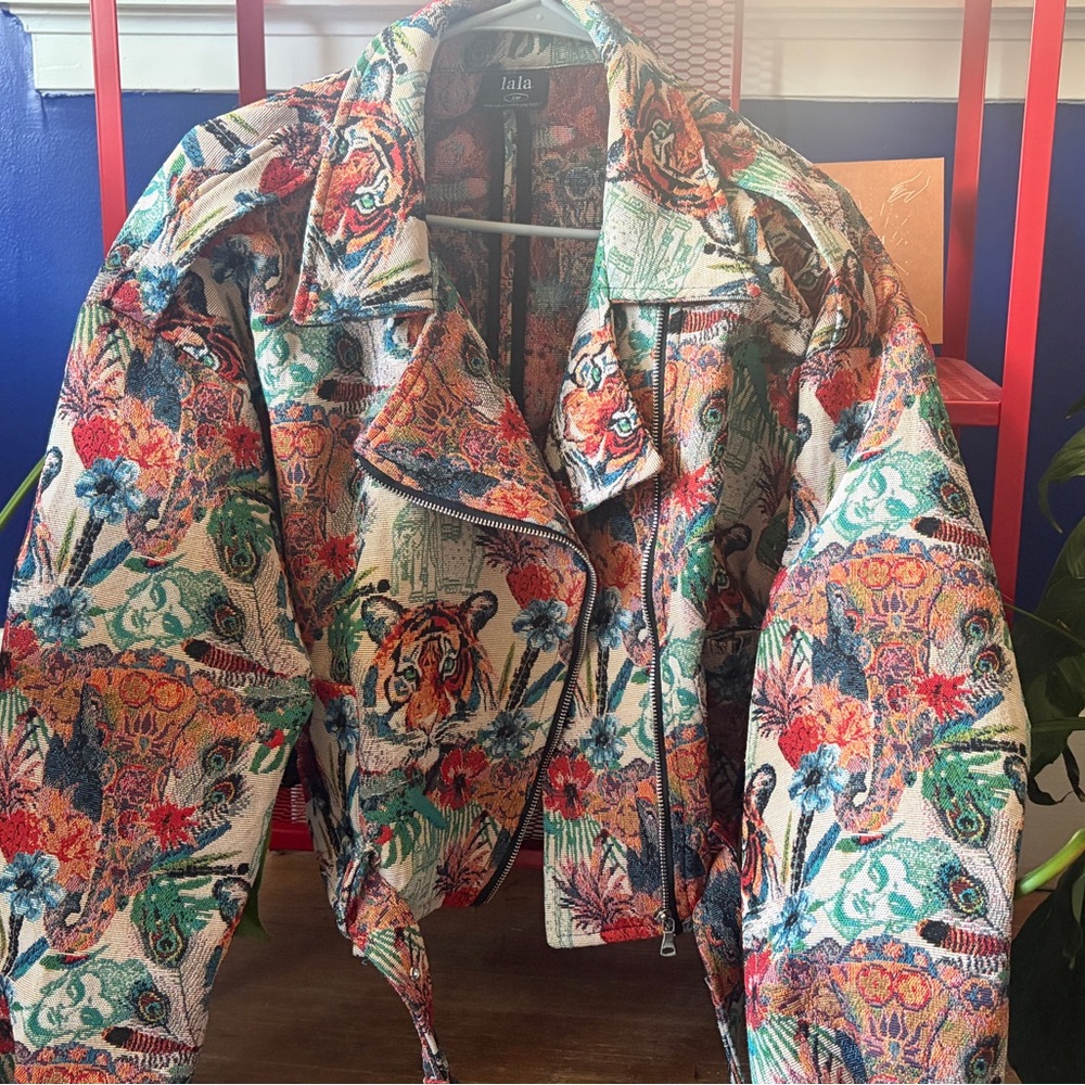 Dressed in lala tiger print Jacket